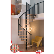 Винтовая лестница MINKA Spiral Effect 120, черный